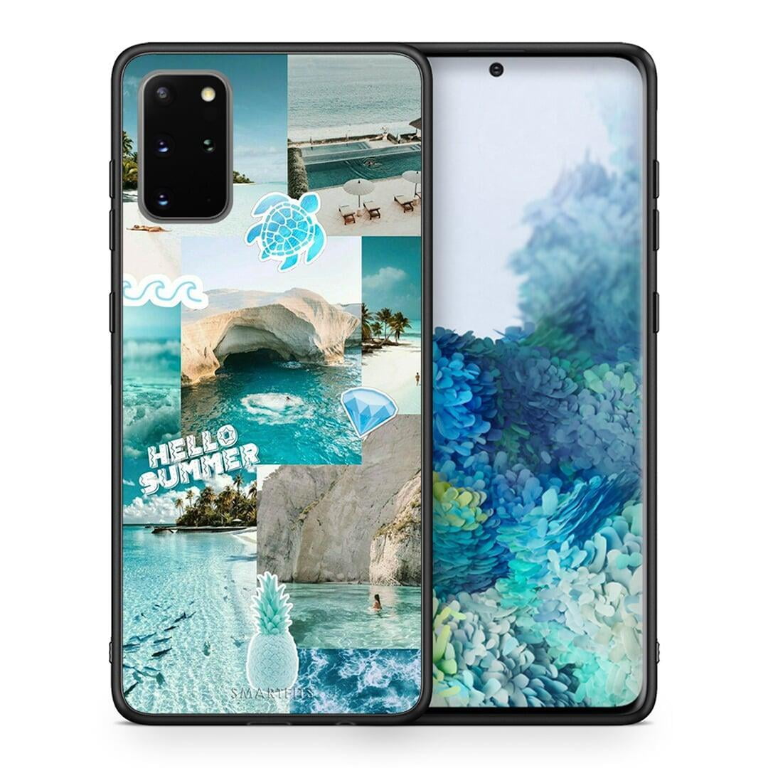 Θήκη Samsung S20 Plus Aesthetic Summer από τη Smartfits με σχέδιο στο πίσω μέρος και μαύρο περίβλημα | Samsung S20 Plus Aesthetic Summer case with colorful back and black bezels