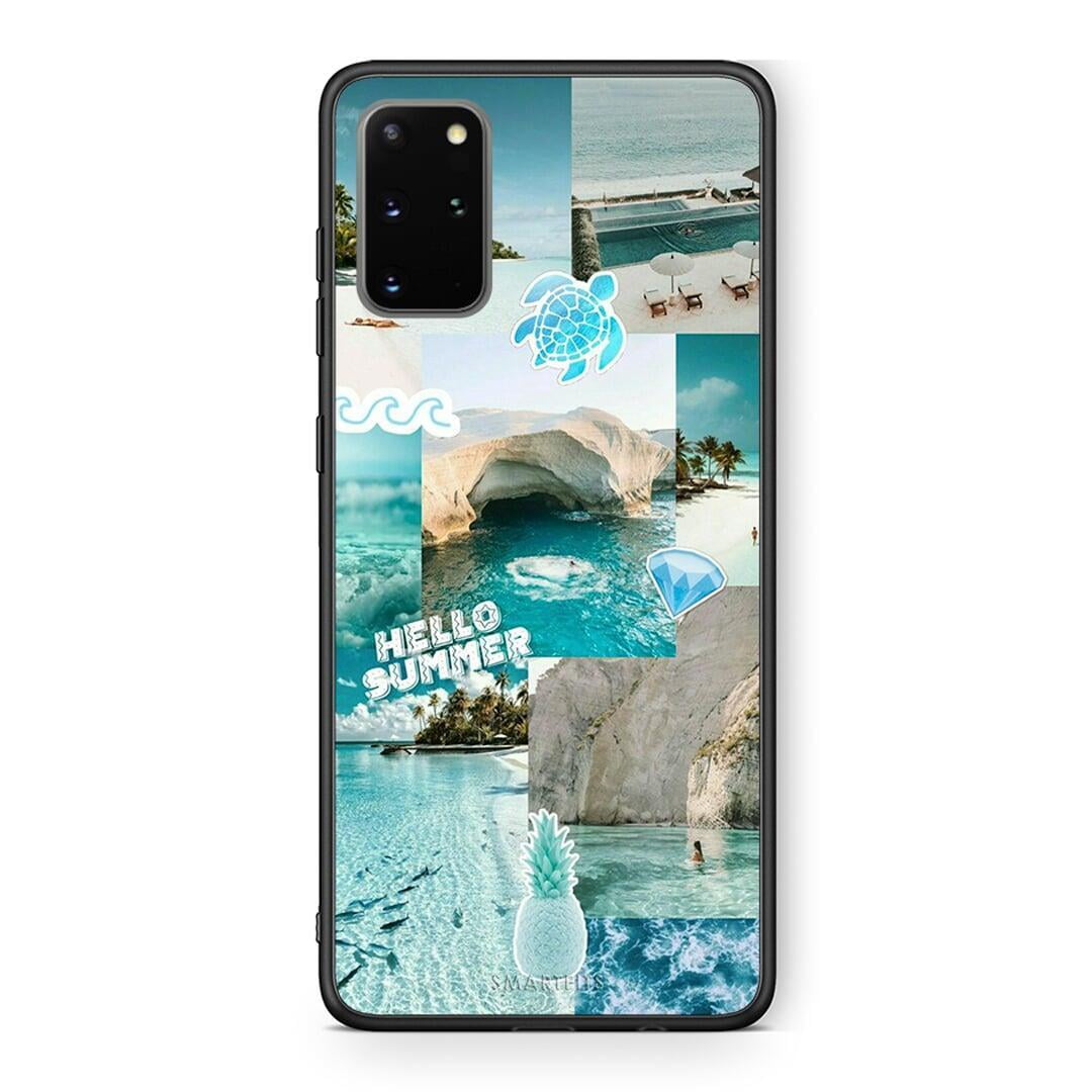 Samsung S20 Plus Aesthetic Summer Θήκη από τη Smartfits με σχέδιο στο πίσω μέρος και μαύρο περίβλημα | Smartphone case with colorful back and black bezels by Smartfits