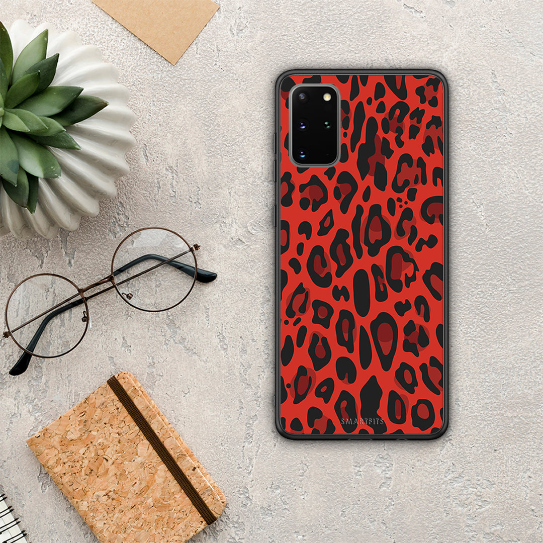 Animal Red Leopard - Samsung Galaxy S20+ case