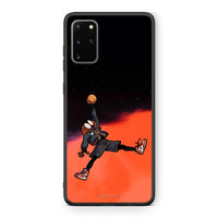 Thumbnail for Samsung S20 Plus Basketball Hero θήκη από τη Smartfits με σχέδιο στο πίσω μέρος και μαύρο περίβλημα | Smartphone case with colorful back and black bezels by Smartfits