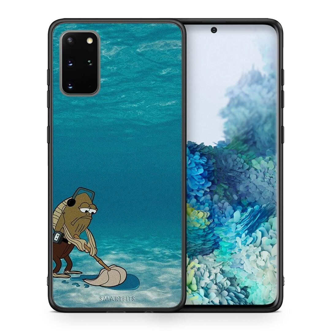 Θήκη Samsung S20 Plus Clean The Ocean από τη Smartfits με σχέδιο στο πίσω μέρος και μαύρο περίβλημα | Samsung S20 Plus Clean The Ocean case with colorful back and black bezels