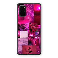 Thumbnail for Samsung S20 Plus Collage Red Roses Θήκη Αγίου Βαλεντίνου από τη Smartfits με σχέδιο στο πίσω μέρος και μαύρο περίβλημα | Smartphone case with colorful back and black bezels by Smartfits