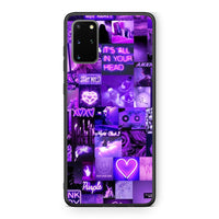 Thumbnail for Samsung S20 Plus Collage Stay Wild Θήκη Αγίου Βαλεντίνου από τη Smartfits με σχέδιο στο πίσω μέρος και μαύρο περίβλημα | Smartphone case with colorful back and black bezels by Smartfits