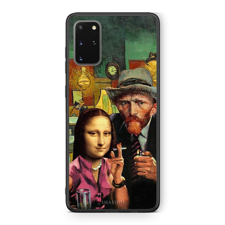 Samsung S20 Plus Funny Art θήκη από τη Smartfits με σχέδιο στο πίσω μέρος και μαύρο περίβλημα | Smartphone case with colorful back and black bezels by Smartfits