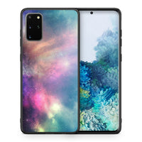Thumbnail for Θήκη Samsung S20 Plus Rainbow Galaxy από τη Smartfits με σχέδιο στο πίσω μέρος και μαύρο περίβλημα | Samsung S20 Plus Rainbow Galaxy case with colorful back and black bezels