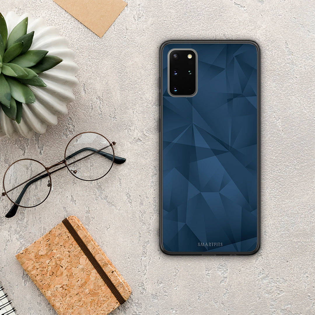 Geometric Blue Abstract - Samsung Galaxy S20+ case