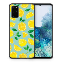Thumbnail for Θήκη Samsung S20 Plus Lemons από τη Smartfits με σχέδιο στο πίσω μέρος και μαύρο περίβλημα | Samsung S20 Plus Lemons case with colorful back and black bezels