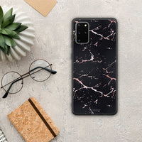 Thumbnail for Marble Black Rosegold - Samsung Galaxy S20+ case
