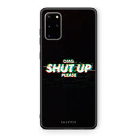 Thumbnail for Samsung S20 Plus OMG ShutUp θήκη από τη Smartfits με σχέδιο στο πίσω μέρος και μαύρο περίβλημα | Smartphone case with colorful back and black bezels by Smartfits