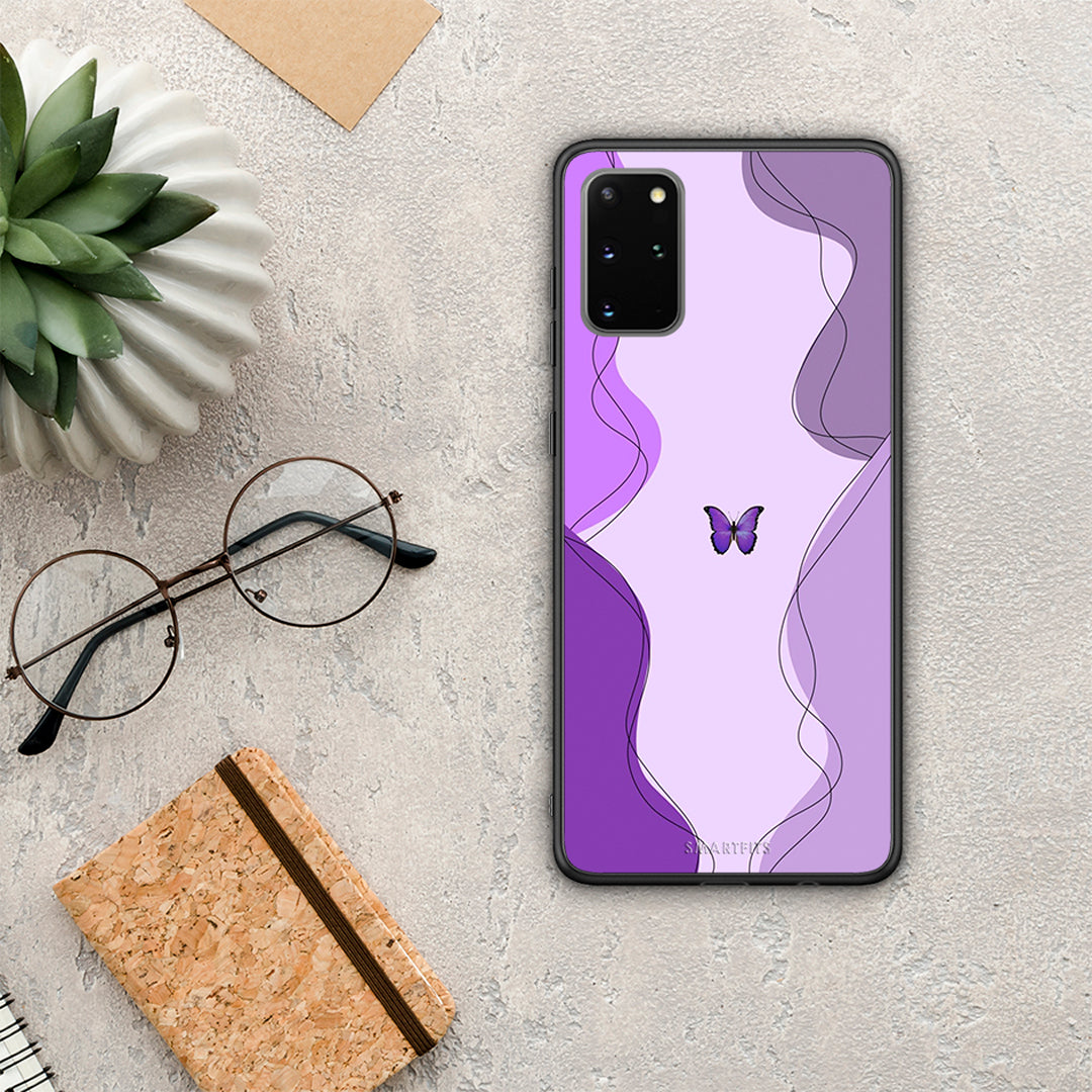 Purple Mariposa - Samsung Galaxy S20+ case