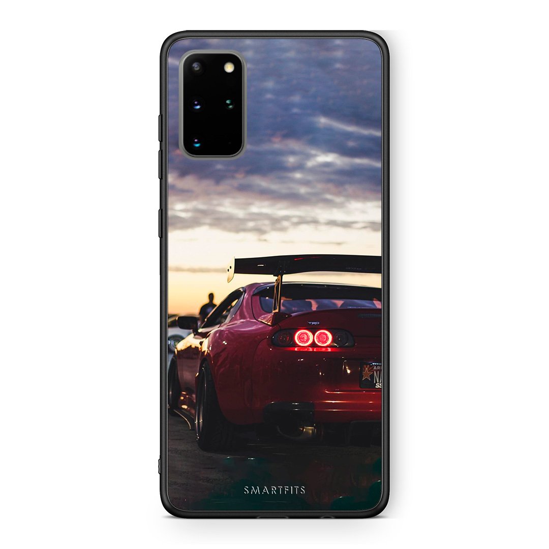 Samsung S20 Plus Racing Supra θήκη από τη Smartfits με σχέδιο στο πίσω μέρος και μαύρο περίβλημα | Smartphone case with colorful back and black bezels by Smartfits