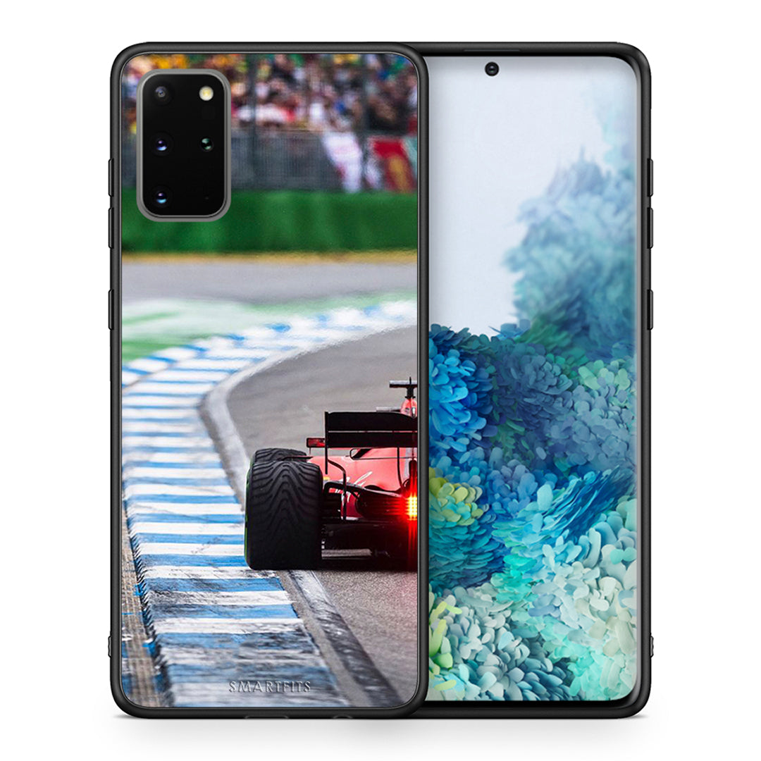 Θήκη Samsung S20 Plus Racing Vibes από τη Smartfits με σχέδιο στο πίσω μέρος και μαύρο περίβλημα | Samsung S20 Plus Racing Vibes case with colorful back and black bezels