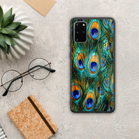 Thumbnail for Real Peacock Feathers - Samsung Galaxy S20+ case