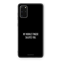 Thumbnail for Samsung S20 Plus Salute θήκη από τη Smartfits με σχέδιο στο πίσω μέρος και μαύρο περίβλημα | Smartphone case with colorful back and black bezels by Smartfits