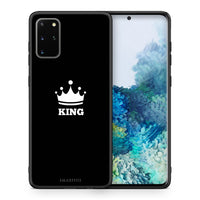 Thumbnail for Θήκη Samsung S20 Plus King Valentine από τη Smartfits με σχέδιο στο πίσω μέρος και μαύρο περίβλημα | Samsung S20 Plus King Valentine case with colorful back and black bezels