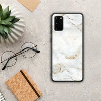 Thumbnail for White Gold Marble - Samsung Galaxy S20+ case