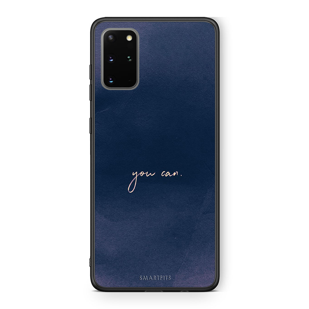 Samsung S20 Plus You Can θήκη από τη Smartfits με σχέδιο στο πίσω μέρος και μαύρο περίβλημα | Smartphone case with colorful back and black bezels by Smartfits