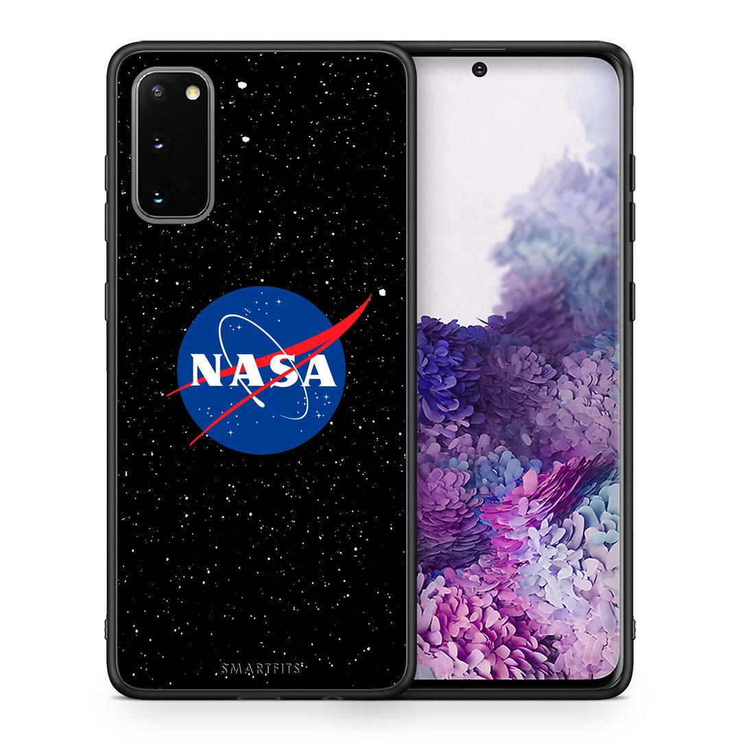 Θήκη Samsung S20 NASA PopArt από τη Smartfits με σχέδιο στο πίσω μέρος και μαύρο περίβλημα | Samsung S20 NASA PopArt case with colorful back and black bezels