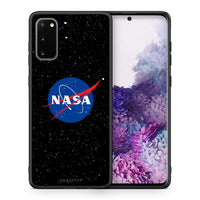 Thumbnail for Θήκη Samsung S20 NASA PopArt από τη Smartfits με σχέδιο στο πίσω μέρος και μαύρο περίβλημα | Samsung S20 NASA PopArt case with colorful back and black bezels