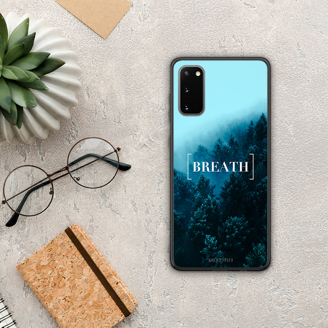 Quote Breath - Samsung Galaxy S20 case