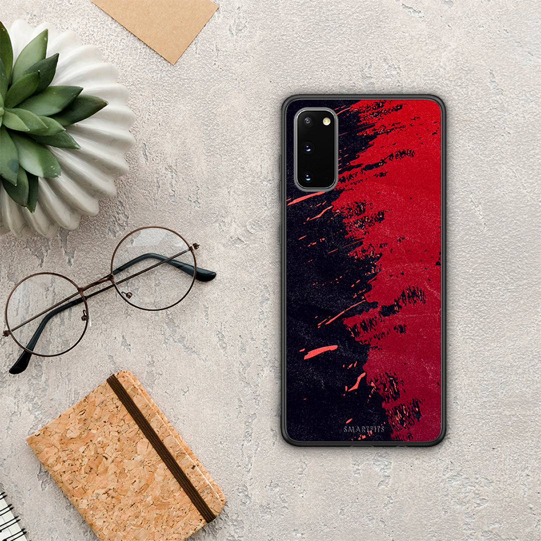 Red Paint - Samsung Galaxy S20 case
