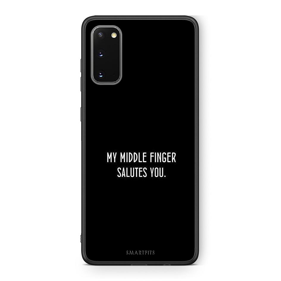 Samsung S20 Salute θήκη από τη Smartfits με σχέδιο στο πίσω μέρος και μαύρο περίβλημα | Smartphone case with colorful back and black bezels by Smartfits