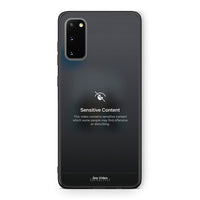 Thumbnail for Samsung S20 Sensitive Content θήκη από τη Smartfits με σχέδιο στο πίσω μέρος και μαύρο περίβλημα | Smartphone case with colorful back and black bezels by Smartfits