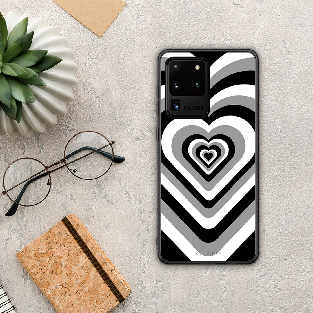 Black Hearts - Samsung Galaxy S20 Ultra case