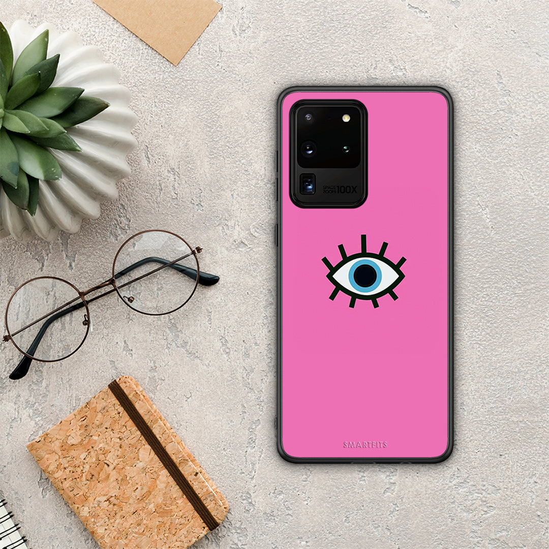 Blue Eye Pink - Samsung Galaxy S20 Ultra case