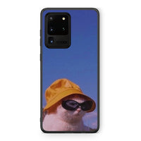 Thumbnail for Samsung S20 Ultra Cat Diva θήκη από τη Smartfits με σχέδιο στο πίσω μέρος και μαύρο περίβλημα | Smartphone case with colorful back and black bezels by Smartfits