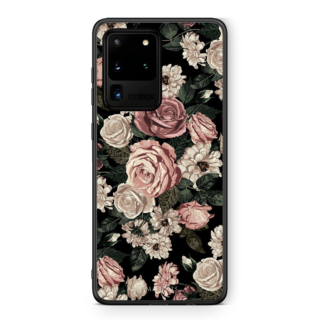 4 - Samsung S20 Ultra Wild Roses Flower case, cover, bumper