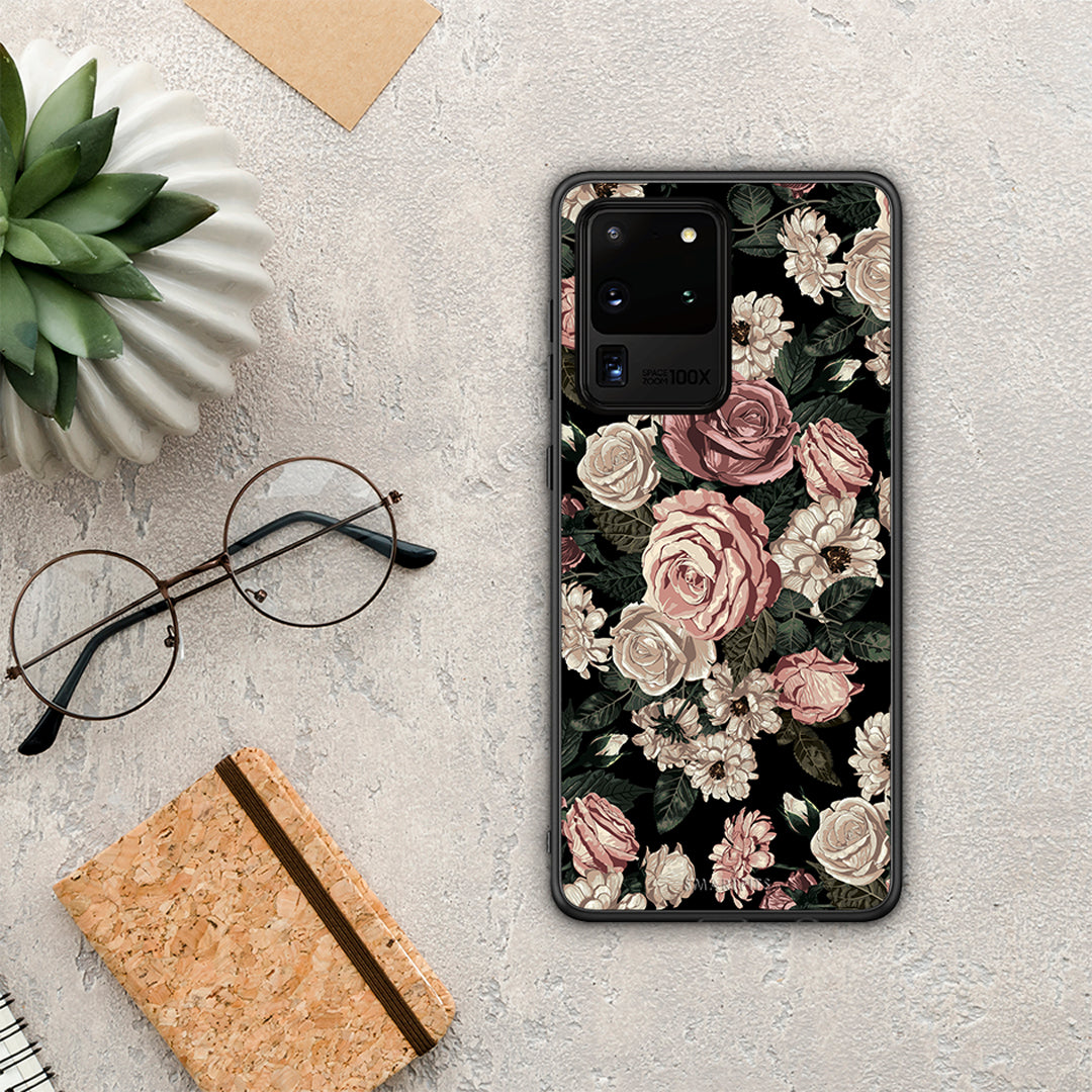 Flower Wild Roses - Samsung Galaxy S20 Ultra case