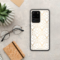 Thumbnail for Geometric Luxury White - Samsung Galaxy S20 Ultra case