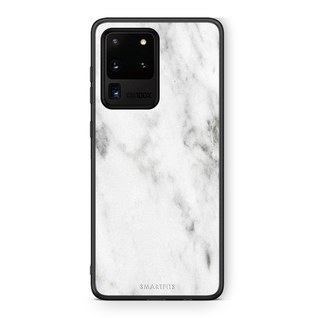 2 - Samsung S20 Ultra White marble case, cover, bumper