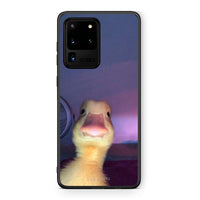 Thumbnail for Samsung S20 Ultra Meme Duck θήκη από τη Smartfits με σχέδιο στο πίσω μέρος και μαύρο περίβλημα | Smartphone case with colorful back and black bezels by Smartfits