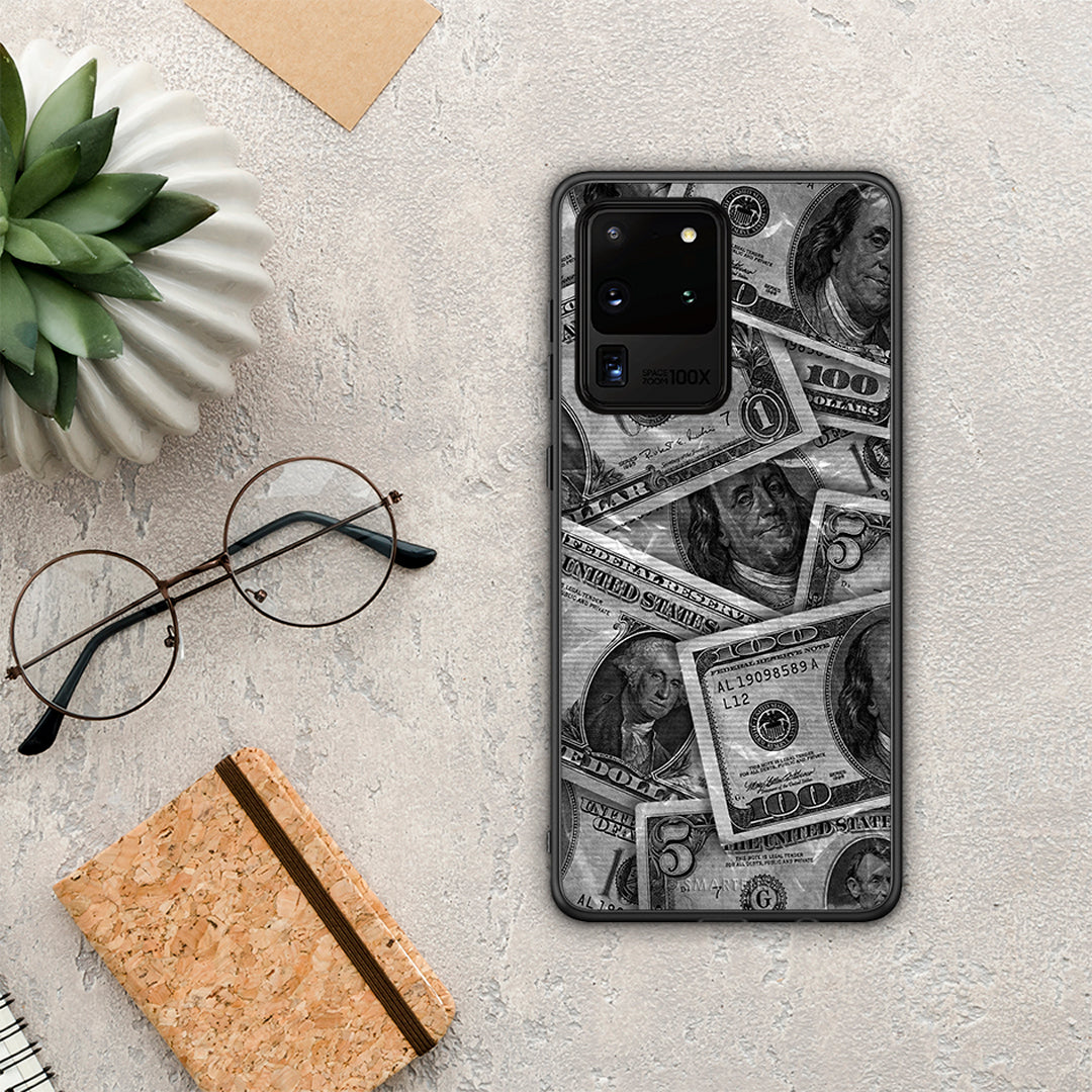 Money Dollars - Samsung Galaxy S20 Ultra case