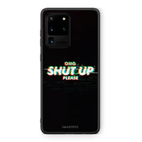 Thumbnail for Samsung S20 Ultra OMG ShutUp θήκη από τη Smartfits με σχέδιο στο πίσω μέρος και μαύρο περίβλημα | Smartphone case with colorful back and black bezels by Smartfits