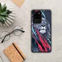 Thumbnail for PopArt Lion Designer - Samsung Galaxy S20 Ultra case