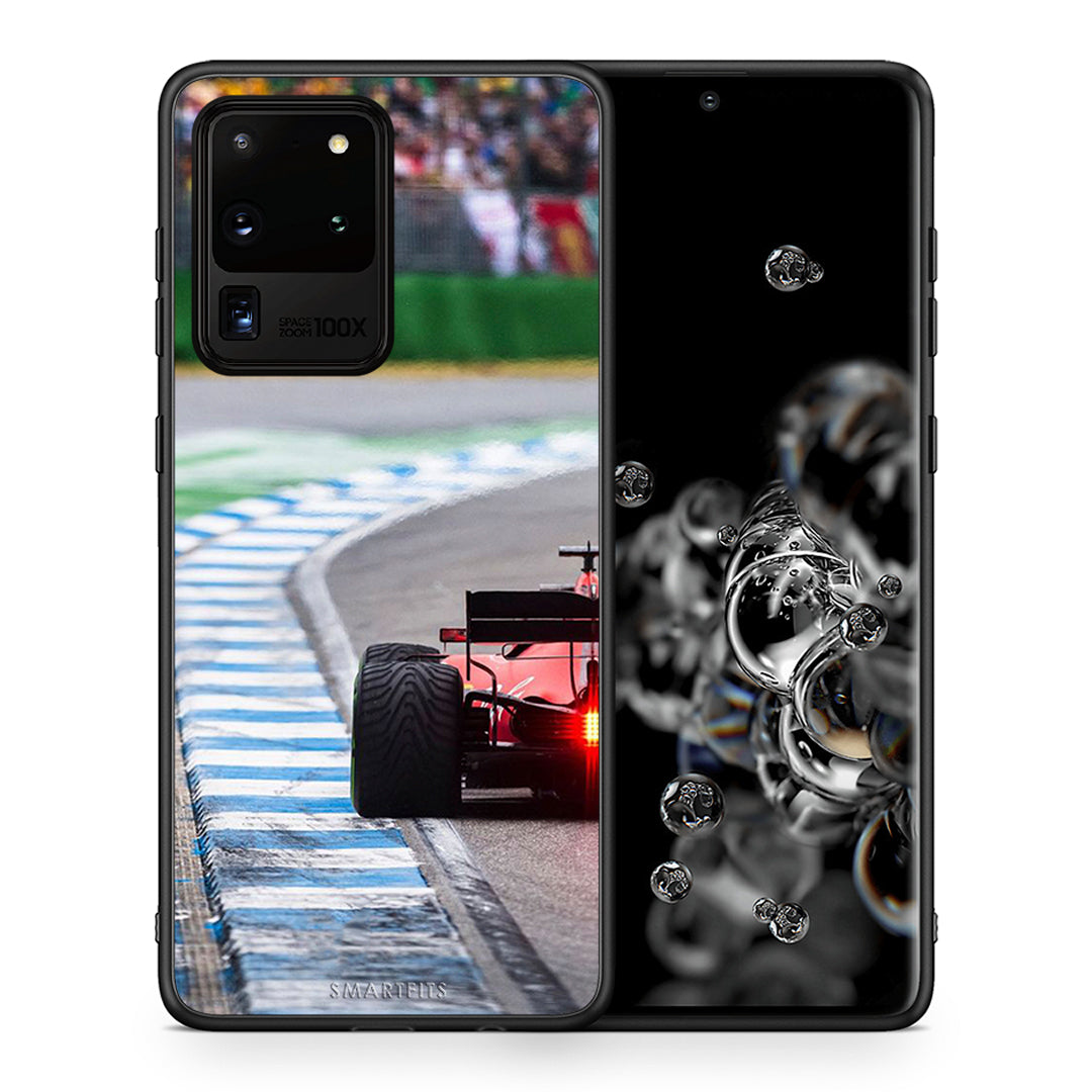 Θήκη Samsung S20 Ultra Racing Vibes από τη Smartfits με σχέδιο στο πίσω μέρος και μαύρο περίβλημα | Samsung S20 Ultra Racing Vibes case with colorful back and black bezels