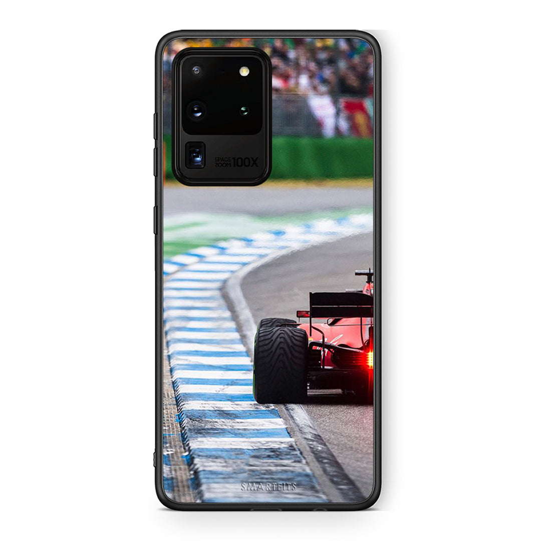 Samsung S20 Ultra Racing Vibes θήκη από τη Smartfits με σχέδιο στο πίσω μέρος και μαύρο περίβλημα | Smartphone case with colorful back and black bezels by Smartfits