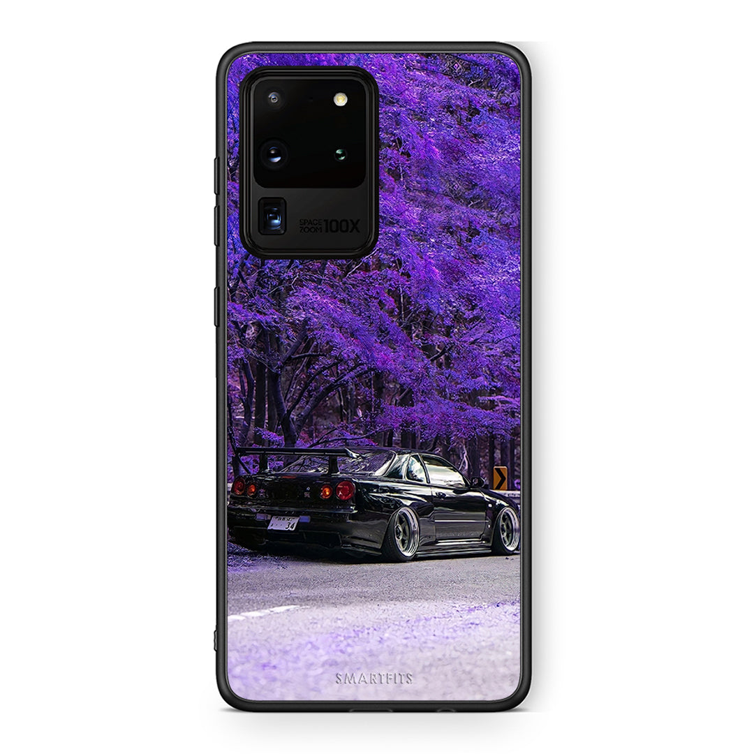 Samsung S20 Ultra Super Car Θήκη Αγίου Βαλεντίνου από τη Smartfits με σχέδιο στο πίσω μέρος και μαύρο περίβλημα | Smartphone case with colorful back and black bezels by Smartfits