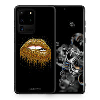Thumbnail for Θήκη Samsung S20 Ultra Golden Valentine από τη Smartfits με σχέδιο στο πίσω μέρος και μαύρο περίβλημα | Samsung S20 Ultra Golden Valentine case with colorful back and black bezels