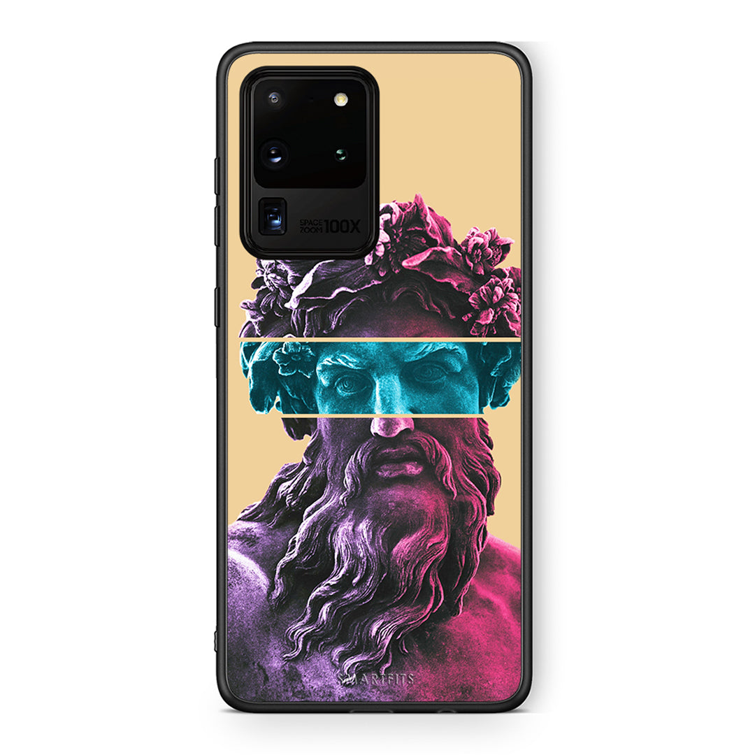 Samsung S20 Ultra Zeus Art Θήκη Αγίου Βαλεντίνου από τη Smartfits με σχέδιο στο πίσω μέρος και μαύρο περίβλημα | Smartphone case with colorful back and black bezels by Smartfits