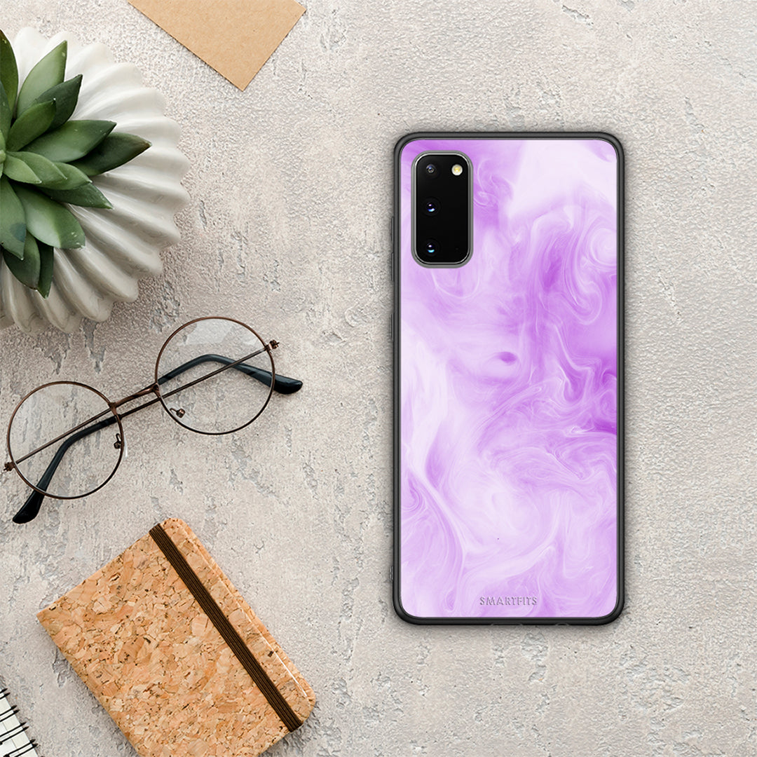 Watercolor Lavender - Samsung Galaxy S20 case