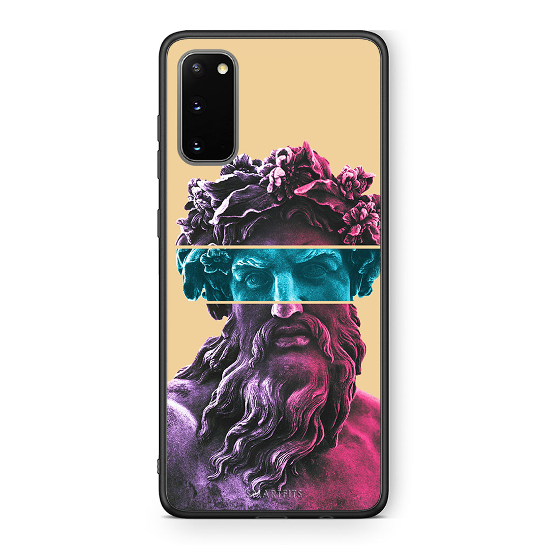 Samsung S20 Zeus Art Θήκη Αγίου Βαλεντίνου από τη Smartfits με σχέδιο στο πίσω μέρος και μαύρο περίβλημα | Smartphone case with colorful back and black bezels by Smartfits