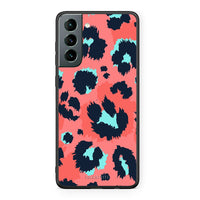 Thumbnail for 22 - Samsung S21 Pink Leopard Animal case, cover, bumper