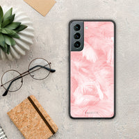 Thumbnail for Boho Pink Feather - Samsung Galaxy S21 case