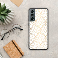 Thumbnail for Geometric Luxury White - Samsung Galaxy S21 case