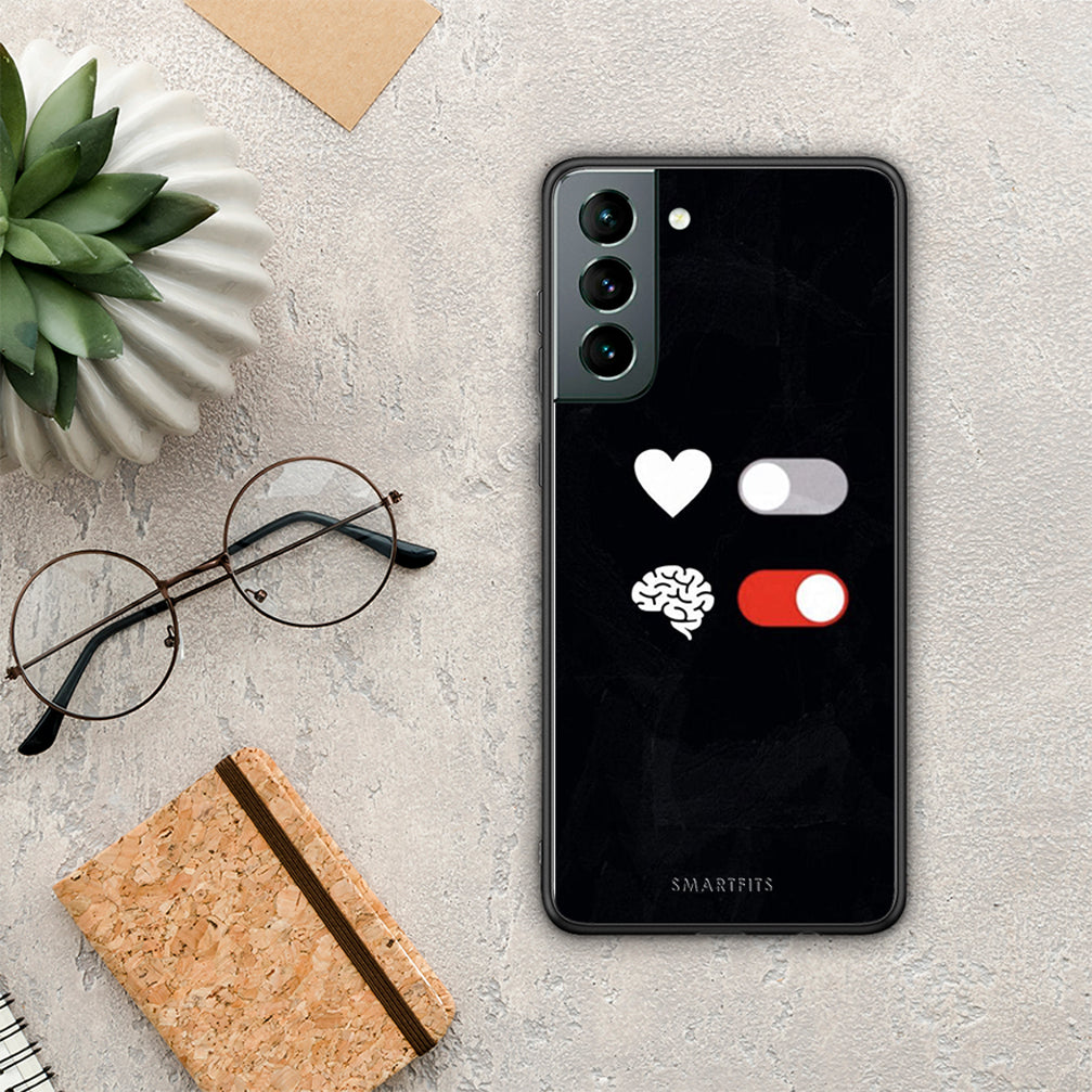 Heart Vs Brain - Samsung Galaxy S21 case