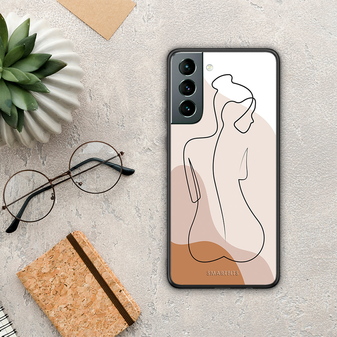 LineArt Woman - Samsung Galaxy S21 case